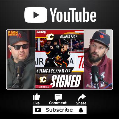 3 Years, $3.775M AAV! Breaking Down Connor Zary’s New Flames Deal 💥 | FN Barn Burner