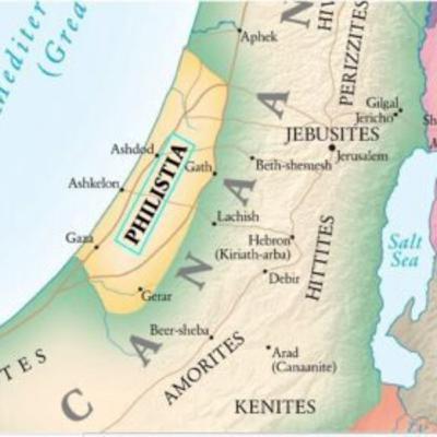 On the etymology of the term, Palestine