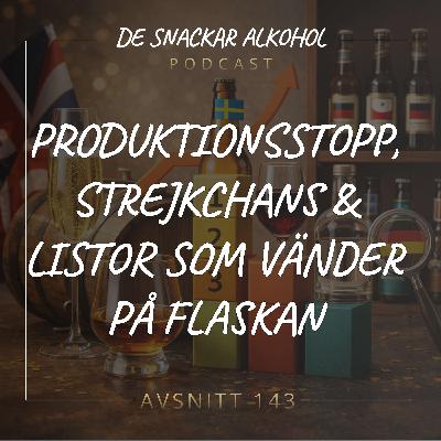 143. Produktionsstopp, Strejkchans & Listor som Vänder på Flaskan.