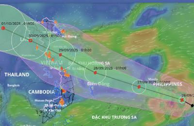 Bản tin sáng 26/9: Bão Bualoi sắp thành bão số 10, dự báo hướng vào miền Trung
