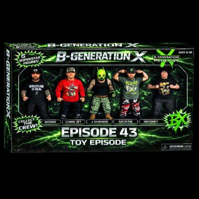 B-Generation X | Ep. 043 | The Toy Episode, Wrestling Toys Then, Now & Forever
