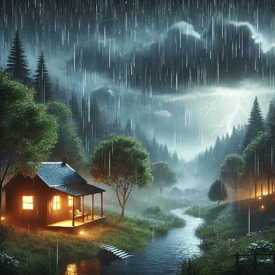 ️ Lluvia y Trueno: Relajación Profunda y Escape Natural