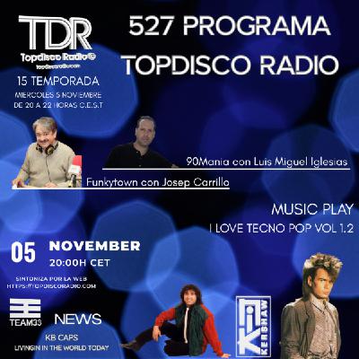 527 Programa Topdisco Radio - Music Play - Funkytown - 90mania - 05.10.25