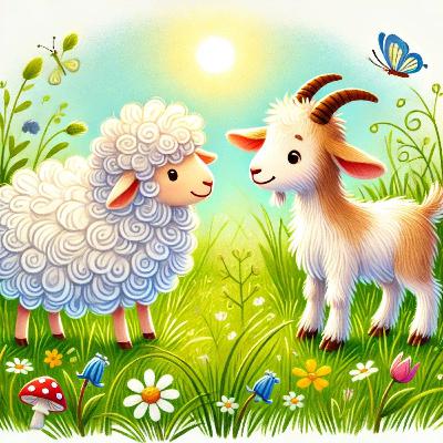Le petit mouton et la chèvre Le petit mouton et la chèvre