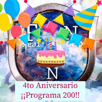 Ep.200 ¡4to Aniversario y 200 programas!