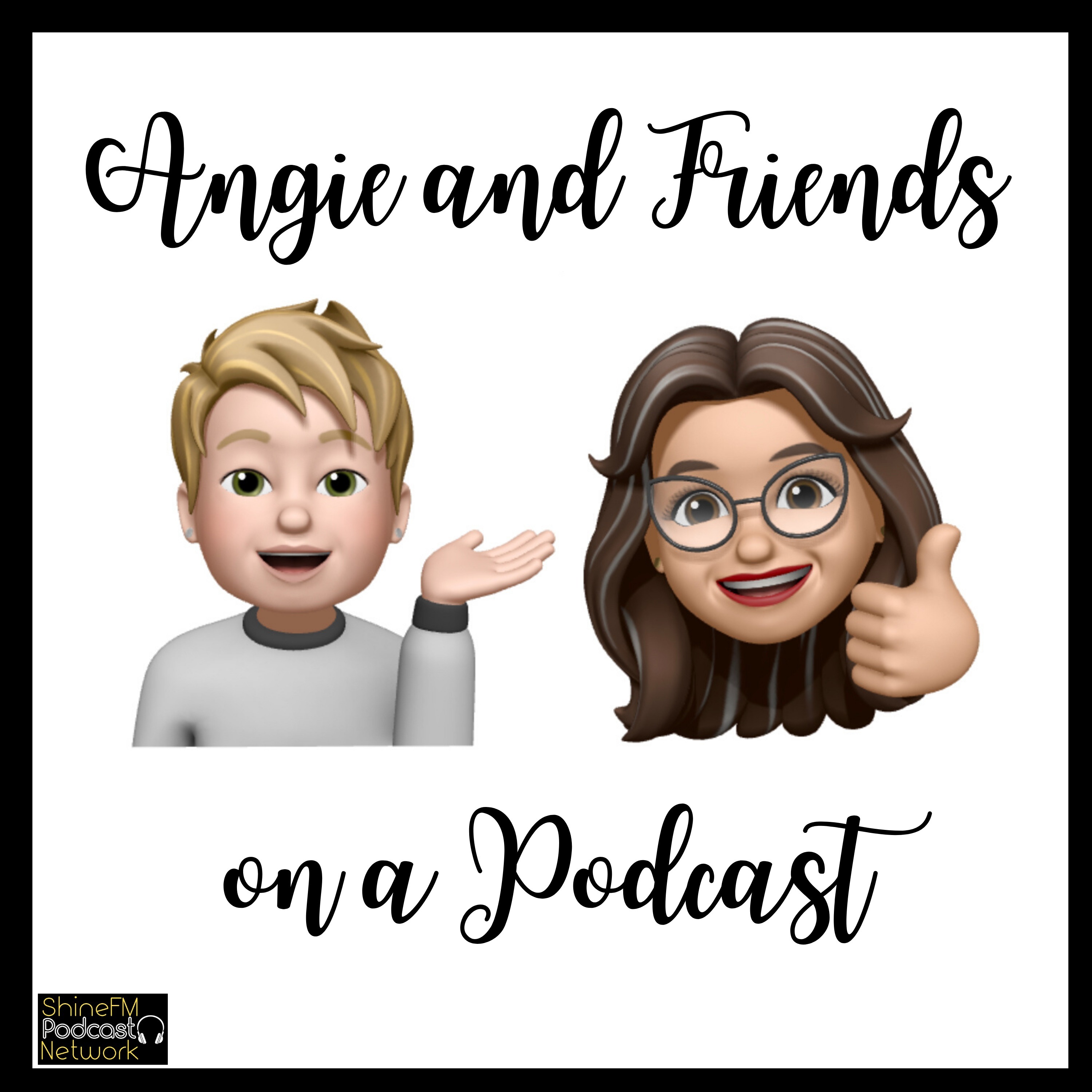 Angie and Friends on a Podcast