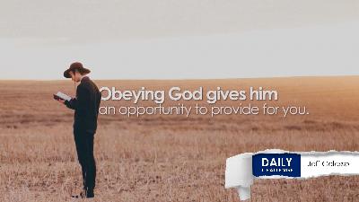 When God Provides: Trusting Him in Moments of Lack