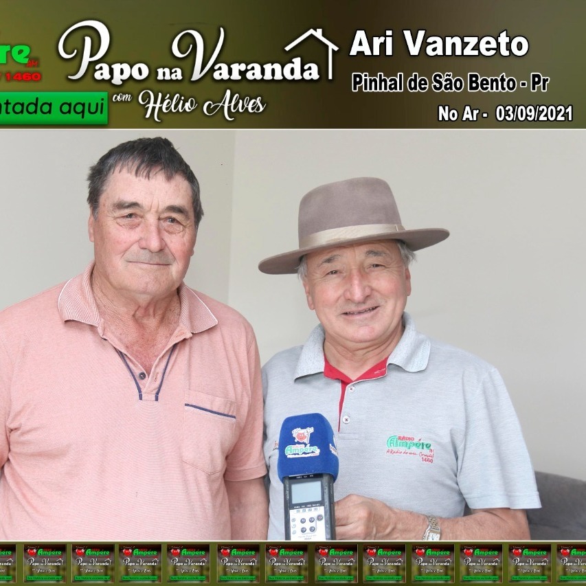 PAPO NA VARANDA ARI VANZETO 03-09-2021