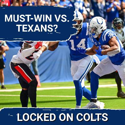 COLTS SQUAD SHOW: Is This MUST WIN for Colts ? | Indianapolis Looks To Hold Off Houston in AFC South