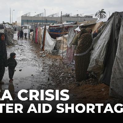 Floods damage makeshift homes: Displaced Palestinians brace for harsh winter
