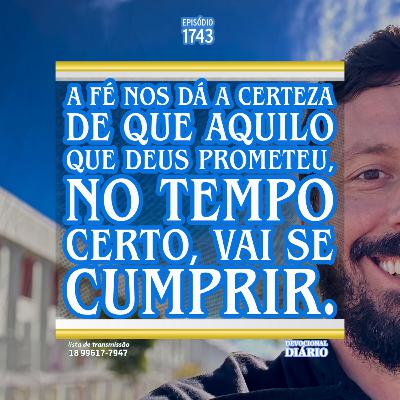 A fé nos dá a certeza de que aquilo que Deus prometeu, no tempo certo, vai se cumprir. A fé nos dá a certeza de que aquilo que Deus prometeu, no tempo certo, vai se cumprir.