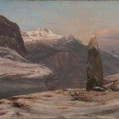 Sognametall og treklemming – Vinter ved Sognefjorden av Johan Christian Dahl (3:10) Sognametall og treklemming – Vinter ved Sognefjorden av Johan Christian Dahl (3:10)
