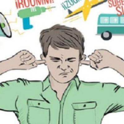 Alzar la voz para pedir un poco de silencio