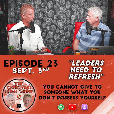 Leaders need to refresh Leaders need to refresh