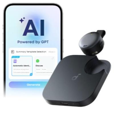 Soundcore Work remarkable AI voice recorder Soundcore Work remarkable AI voice recorder