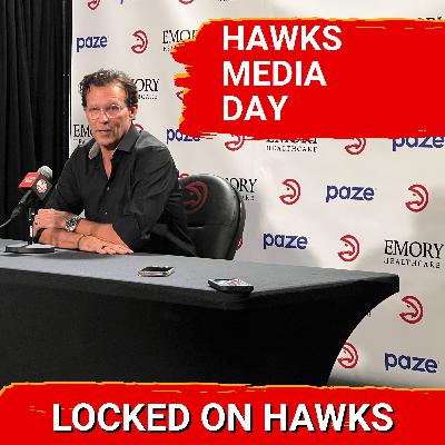 Scenes from 2025 Hawks Media Day