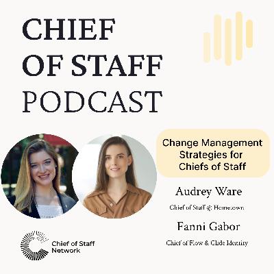 Change Management Strategies for Chiefs of Staff with Audrey Ware and Fanni Gabor