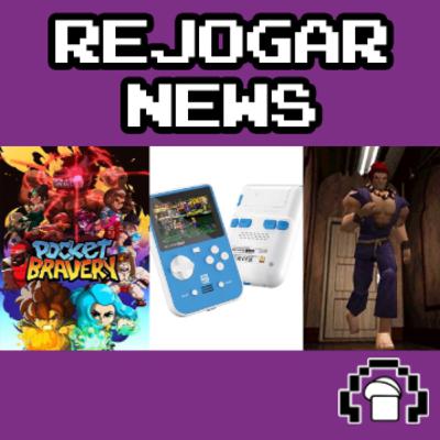 POCKET BRAVERY NO MEGA DRIVE, NOVOS PORTÁTEIS DA EVERCADE E AKUMA NO RESIDENT EVIL 2 | REJOGAR NEWS