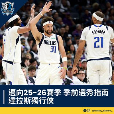 EP267 | 邁向25-26賽季：達拉斯獨行俠季前選秀指南