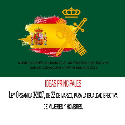 TEMA 2. IDEAS PRINCIPALES - IGUALDAD EFECTIVA DE MUJERES Y HOMBRES.
