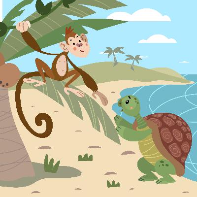 The Tortoise and the Monkey-Storytelling Podcast for Kids:E 343 The Tortoise and the Monkey-Storytelling Podcast for Kids:E 343