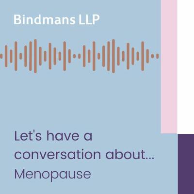 Let's have a conversation about... menopause Let's have a conversation about... menopause