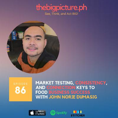 #86 Market Testing, Consistency, and Connection Keys to Food Business Success With John Norie Dumasig
