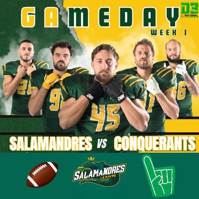 Salamandres vs Conquérants de Caen : un duel serré au stade Youri Gagarine