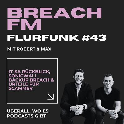 Flurfunk - it-sa Rückblick, Sonicwall Backup Breach & Urteile für Scammer