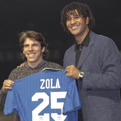 Gianfranco Zola signs Gianfranco Zola signs