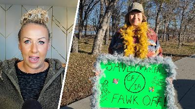 Sask. farmers rally against federal overreach — and get met with wall of police