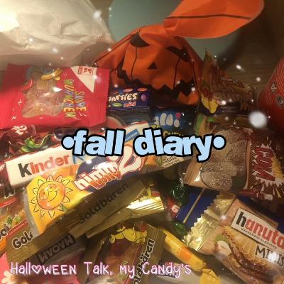 {58} •fall diary• 🦇 | 02.11.23 | Halloween Talk, my candy’s,… ✨ |