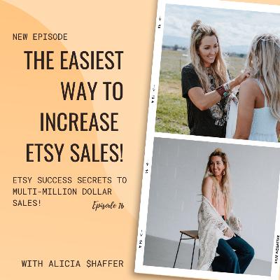 The EASIEST Way To Increase Etsy Sales TODAY! 3 Steps to Immediate Sales and Growth