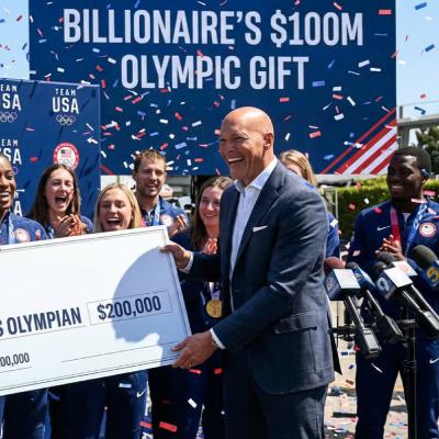Billionaire Drops $100M: Every US Olympian Gets $200,000: Is It ENOUGH? 💰