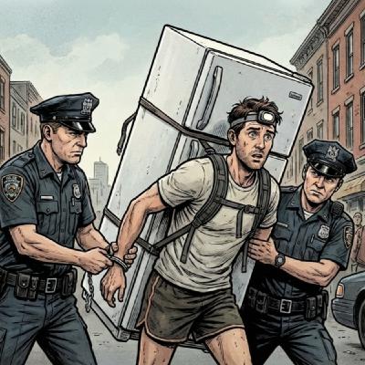 ¡INSÓLITO! La policía arresta a un runner de élite por 'robar' su propio material de entrenamiento."