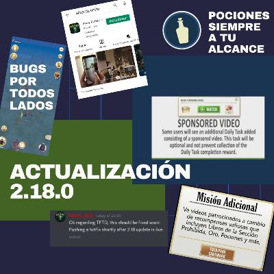 Actualización 2.18.0 Wizards Unite. Pociones siempre a tu alcance. Actualización 2.18.0 Wizards Unite. Pociones siempre a tu alcance.