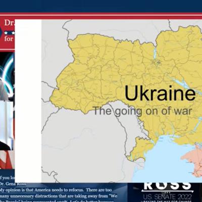 Ross for US Senate Campaign 2022 Thoughts on Ukraine