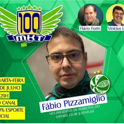 100% MKT Marketing Esportivo #02 com Fábio Pizzamiglio, VP de Marketing do E.C Juventude RS