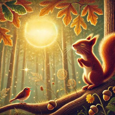 La Ardilla Que Descubrió la Gratitud – Cuento Infantil Para Dormir con Valores