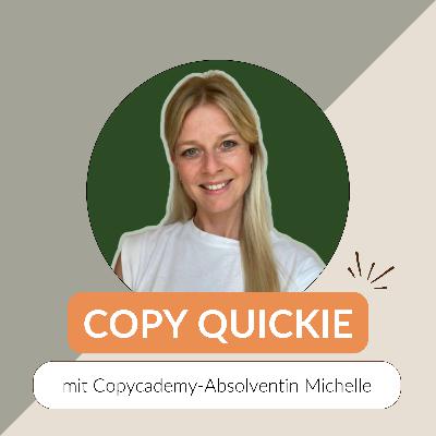 #106 Aus dem Personalwesen in die Selbstständigkeit: Was in 3 Monaten möglich ist | mit Copycademy-Teilnehmerin Michelle