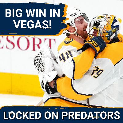 Predators pick up MASSIVE win in Vegas | Nashville nears closer to Wild Card spot