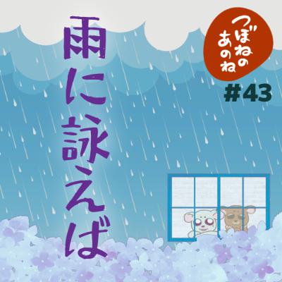 ＃４３　雨に詠えば