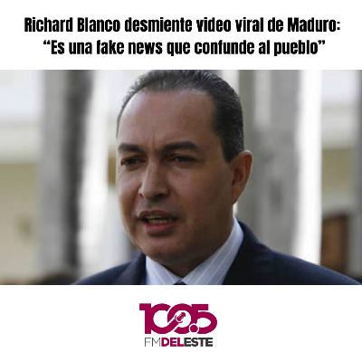 Richard Blanco desmiente a Maduro: “No es cierto que liberará presos políticos"