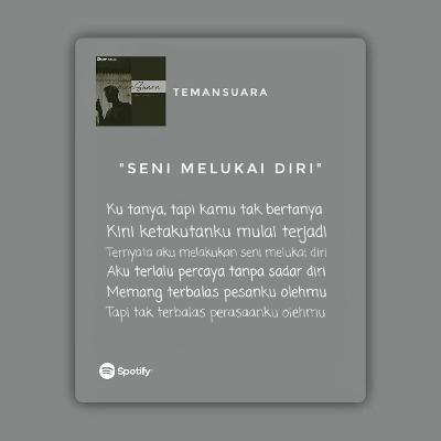 Seni Melukai Diri Seni Melukai Diri