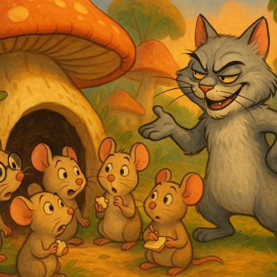 Mèo và Lũ Chuột - Câu Chuyện Hài Hước và Bài Học Ý Nghĩa Cho Bé | Cô Ủn Ỉn Kể Truyện