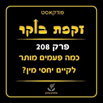 #208 כמה פעמים מותר לקיים יחסי מין?