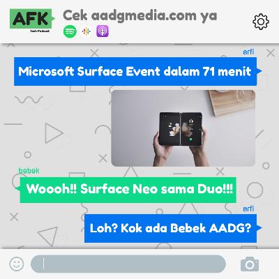 Microsoft Surface Event dalam 71 menit Microsoft Surface Event dalam 71 menit
