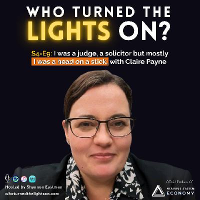 S4-E9: I was a judge, a solictor but mostly I was a head on a stick, with Claire Payne S4-E9: I was a judge, a solictor but mostly I was a head on a stick, with Claire Payne
