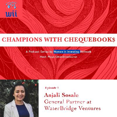 Anjali Sosale, General Partner at WaterBridge Ventures