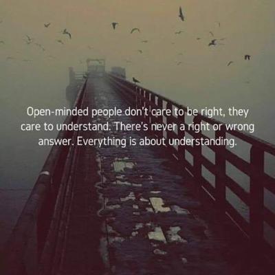 Close minded people are very interesting Close minded people are very interesting